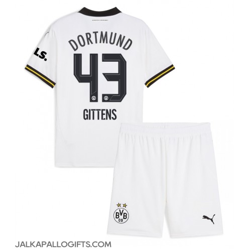 Borussia Dortmund Jamie Bynoe-Gittens #43 Kolmas Peliasu Lasten 2024-25 Lyhythihainen (+ Lyhyet housut)